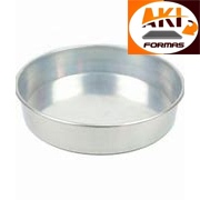 FORMA REDONDA 23X5 FIXA DE ALUMINIO ESPESSURA 0,8 PARA ALTA TEMERATURA JA COM NOTA FISCAL (( CX 07 )) em Oferta na Shopee