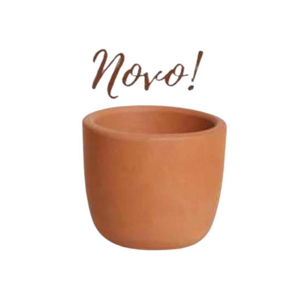 Kit de 50 Mini Vasinho Copinho De Barro Lembrancinha 6x6 Cm