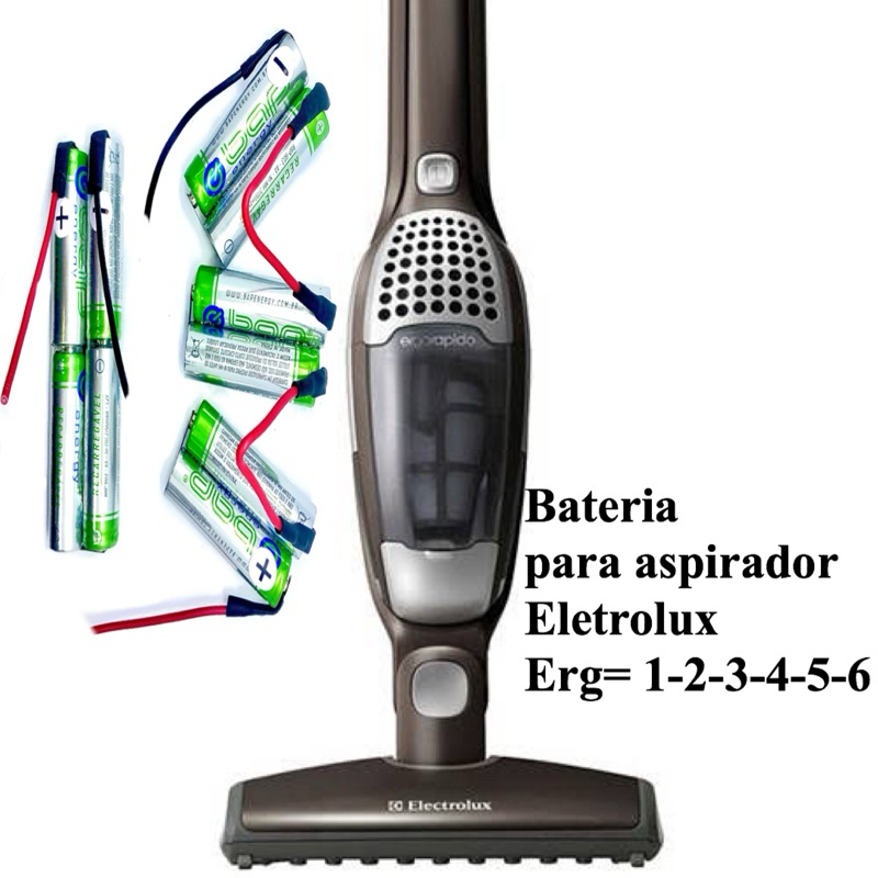 Bateria para aspirador Eletrolux ergorápido erg 1-2-3-4-5-6 2700mah