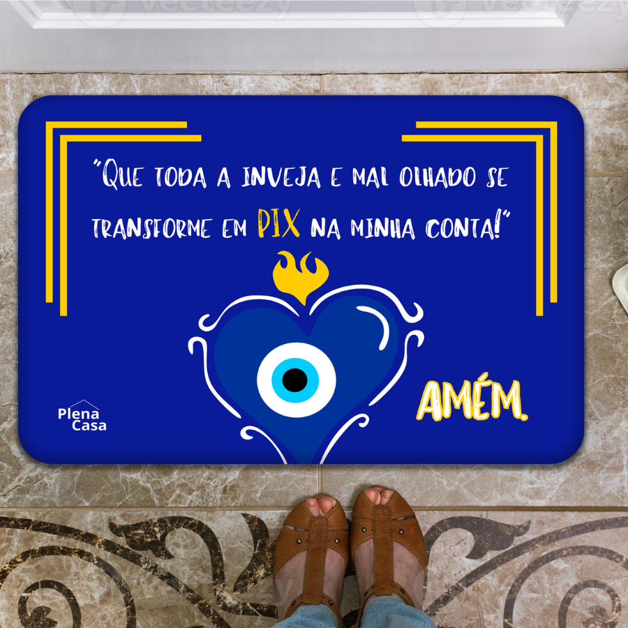 Tapete de Entrada para Porta de Casa Antiderrapante Envio Rápido