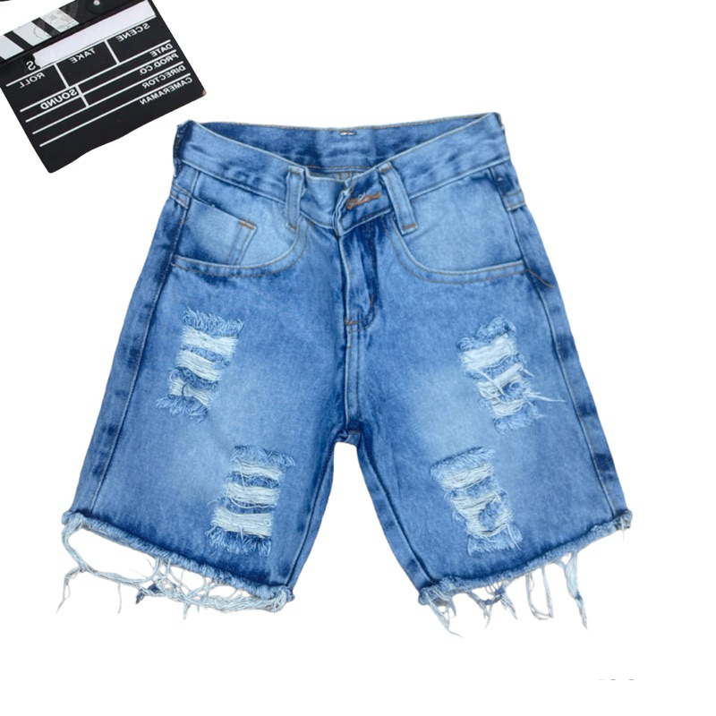 Short jeans menino infantil linha premium 04