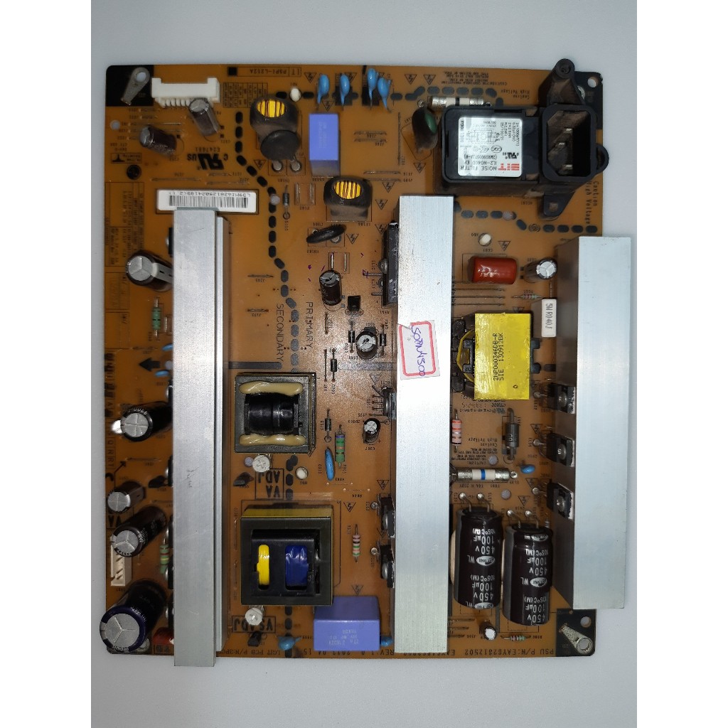 placa da fonte tv lg 50pn4500 / eax64863802