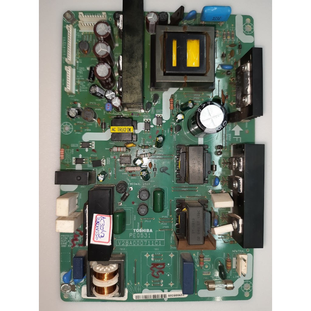 placa da fonte tv toshiba lc3243 32xv550 / v28a000711c1