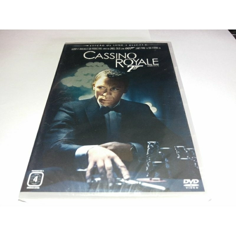 Box 03 Dvds - 007 : James Bond Cassino Royale - 2006 - Dublado - Lacrado