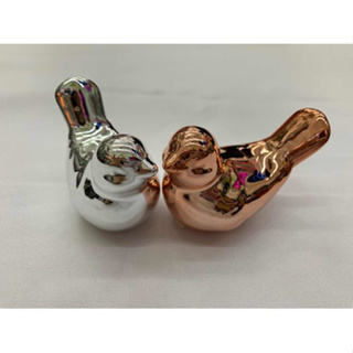 2 ENFEITE PASSARINHO PORCELANA POMBA 7,5x5cm em Oferta na Shopee