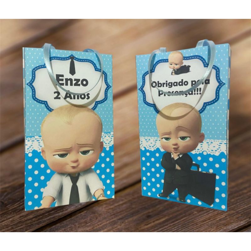 Sacolinha personalizada Poderoso chefinho 15 unidades