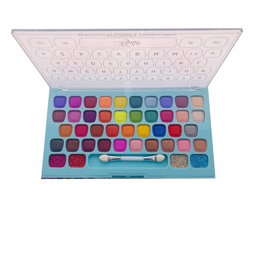 Paleta de Sombras 39 Cores e Glitter - Mylife Teen a Marca Das Blogueiras em Oferta na Shopee
