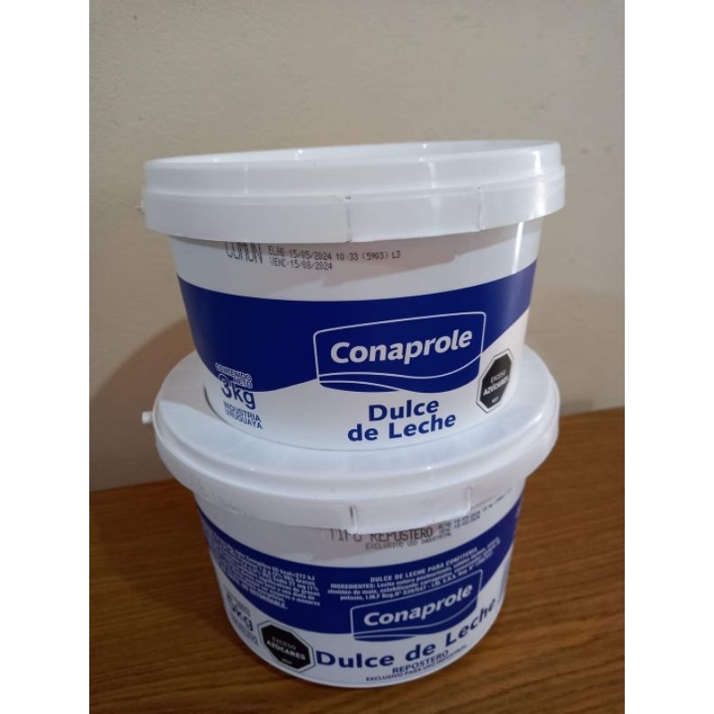 Doce de Leite Uruguaio Conaprole - ENVIO IMEDIATO - balde 3kg do comum e balde de 5kg do Repostero