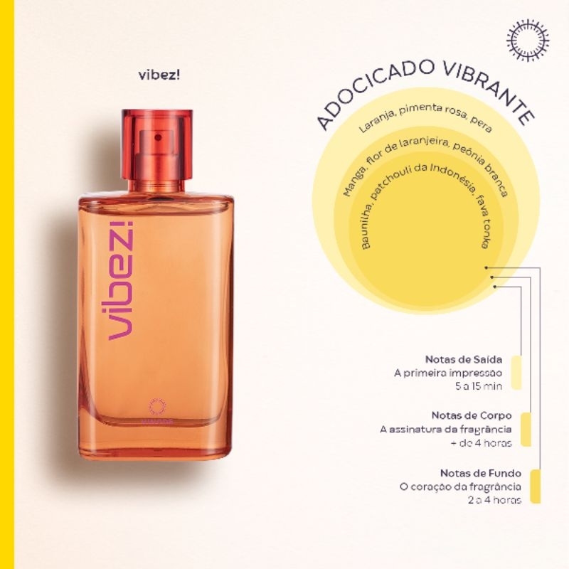 Vibez Deo Colônia Feminina Hinode - 75ml