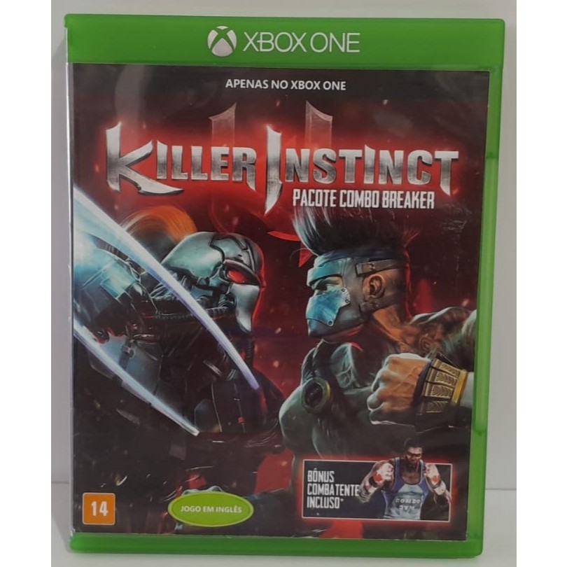 Jogo Físico Original de Killer Instinct Pacote Combo Breaker - Xbox One - Microsoft Studios - 2014
