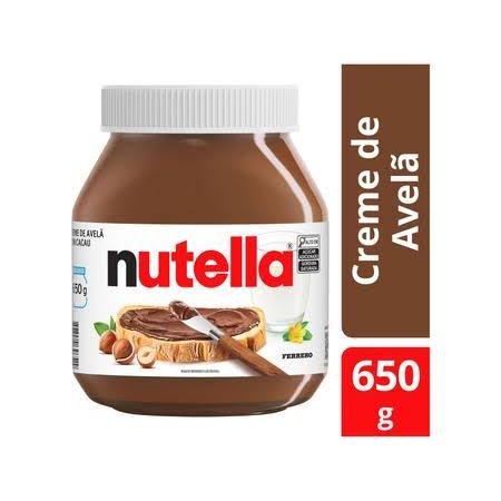 NUTELLA CREME DE AVELÃ  650G
