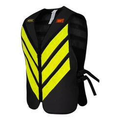 Colete Motoboy Motociclista Moto Taxi Com Bolso Refletivo Selo Inmetro
