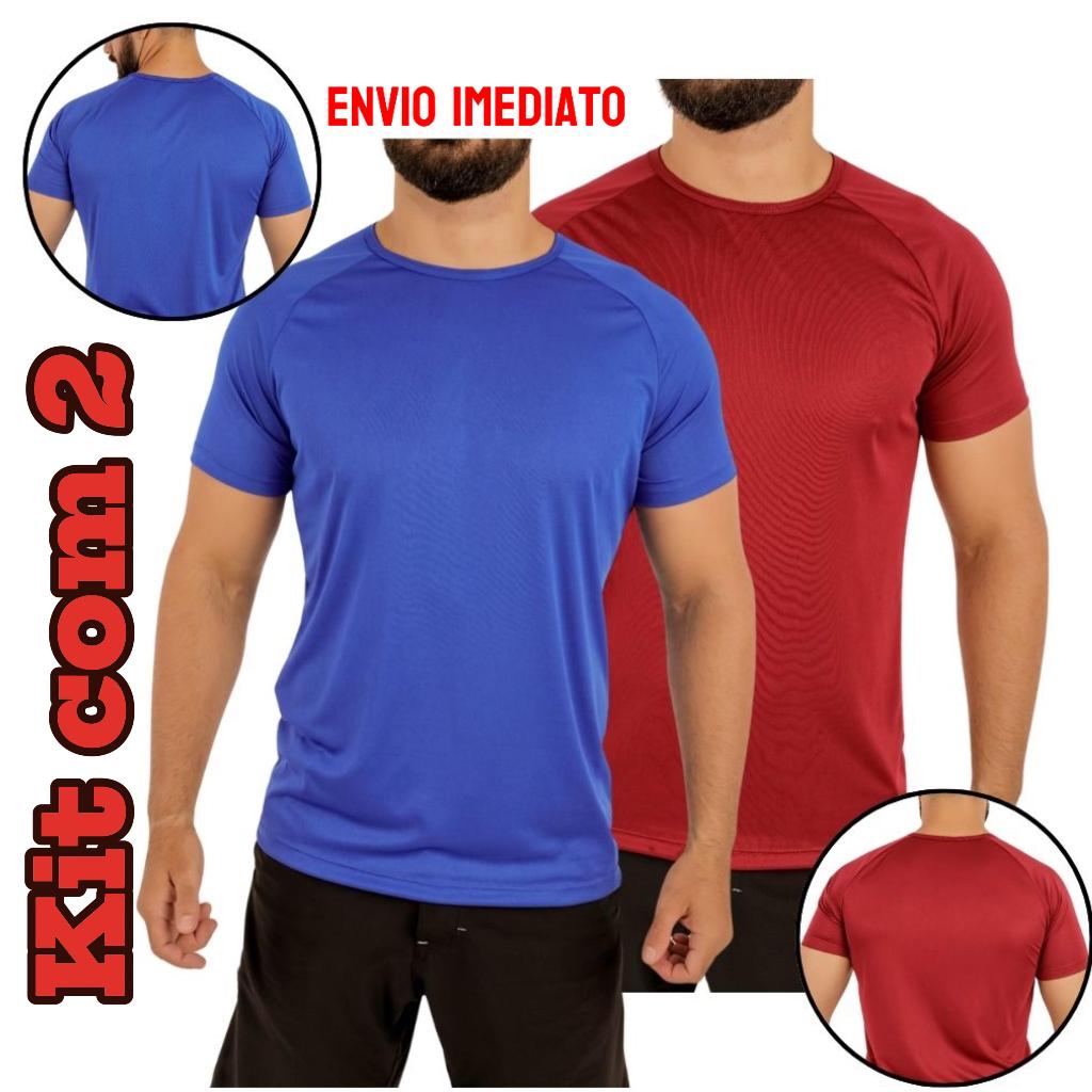 2 Camiseta Masculina dryfit Academia -Treino - Esportes - Crossfit