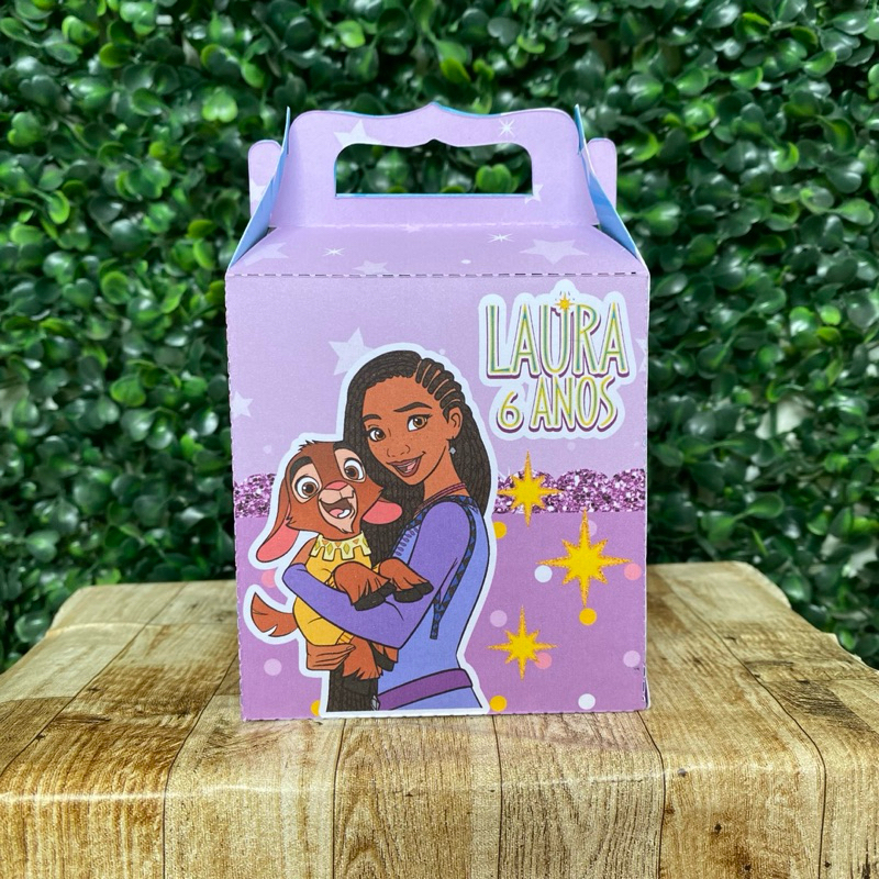 Caixa Maleta Surpresa Wish | Lembrancinhas | Personalizados | Lancheirinha | Sacolinha