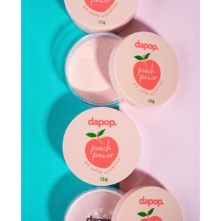 Pó Facial Peach Powder Solto Ultrafino - Dapop em Oferta na Shopee