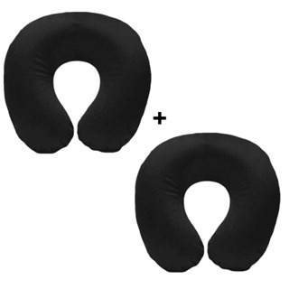 KIT 2 travesseiro protetor p/ pescoço, viajem cores em Oferta na Shopee