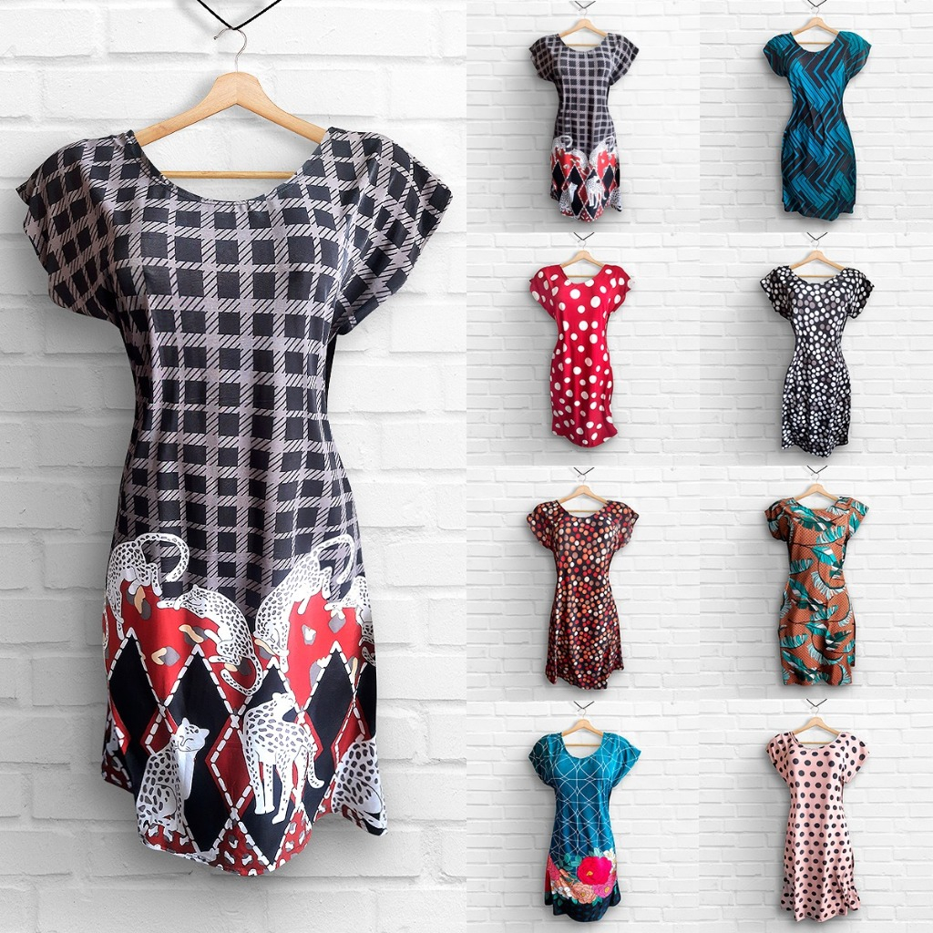 VESTIDO LIGANETE - FEMININO - CURTO - SOLTINHO - SUPER CONFORTAVEL - DE SENHORA