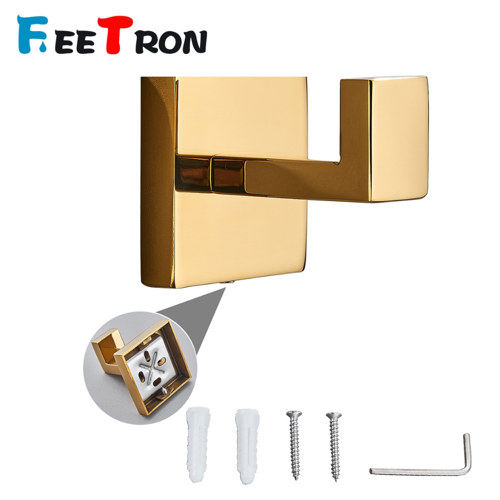 Gancho De Aço Inoxidável Para Toalhas Instalado Com Pregos em Oferta na Shopee