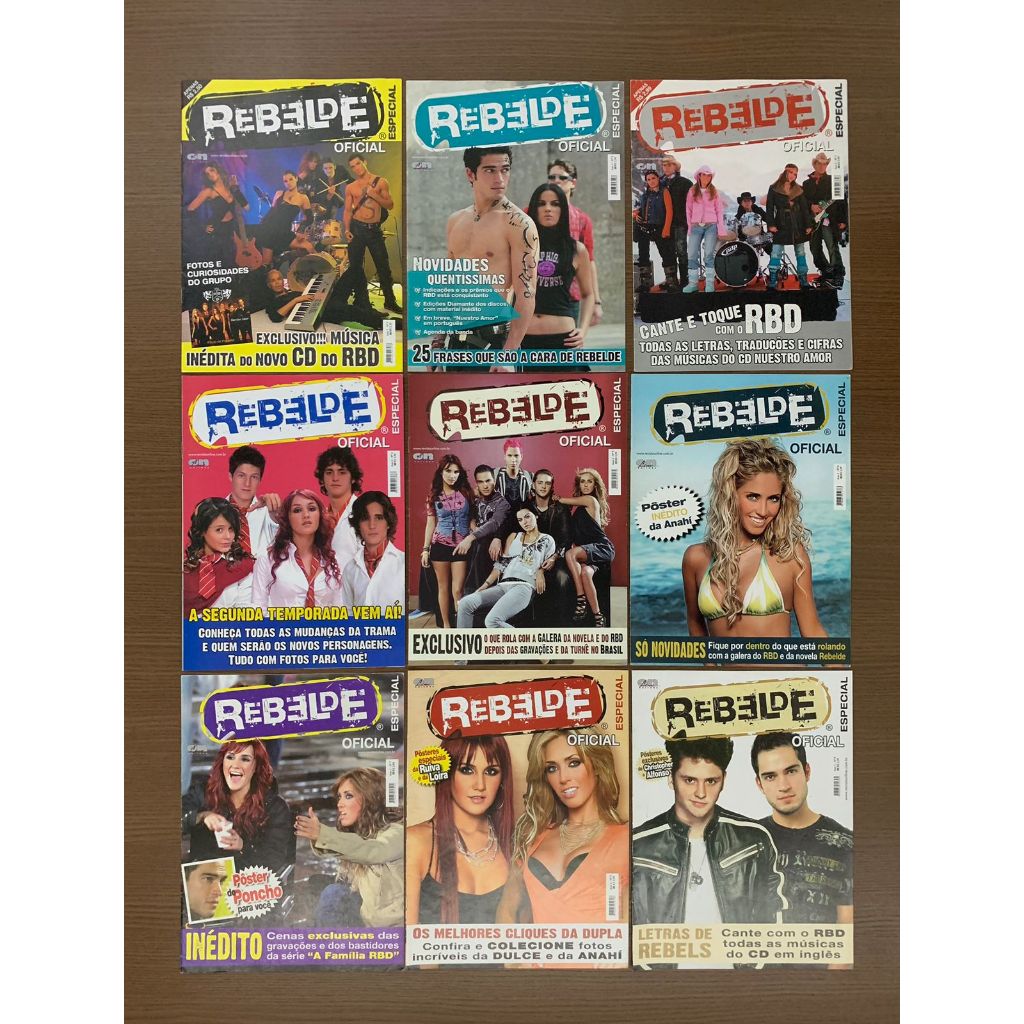 Revista Rebelde Oficial Especial RBD
