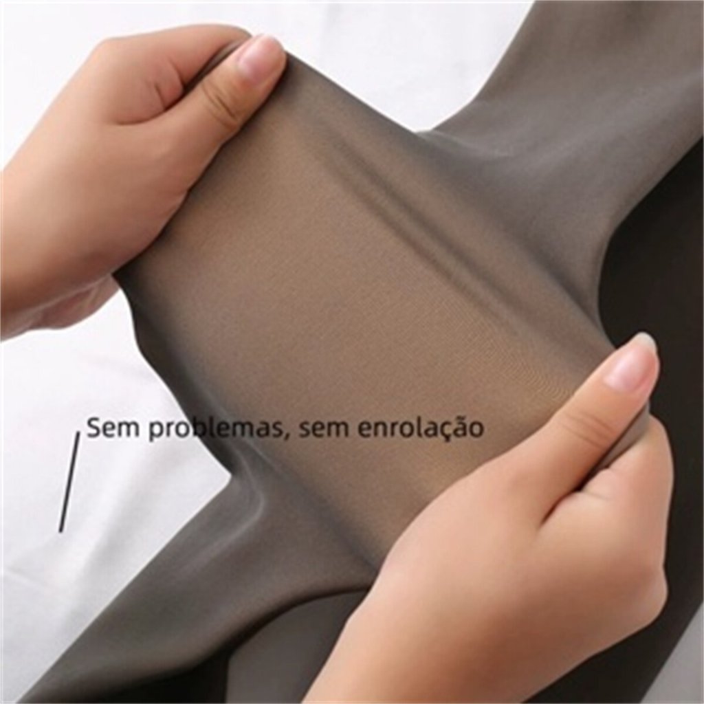 Meia-Calça Translúcida Feminina Super Elástica Slim 80g sem Veludo (não é peluciada) Macia Cintura Alta Confortável HX95 em Oferta na Shopee