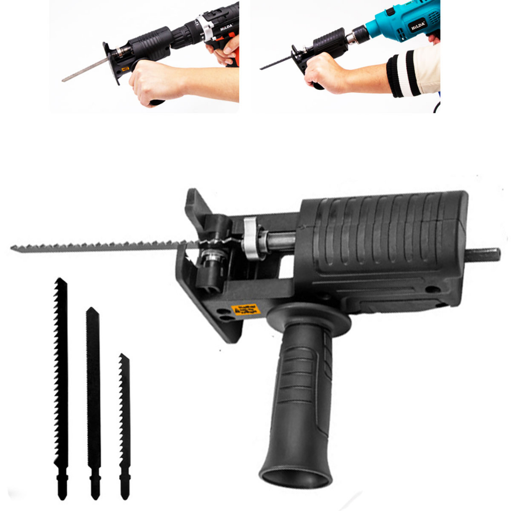 Kit Serra Elétrica Tico Tico Para Furadeira E Parafusadeira Ferramenta De Corte Madeira em Oferta na Shopee