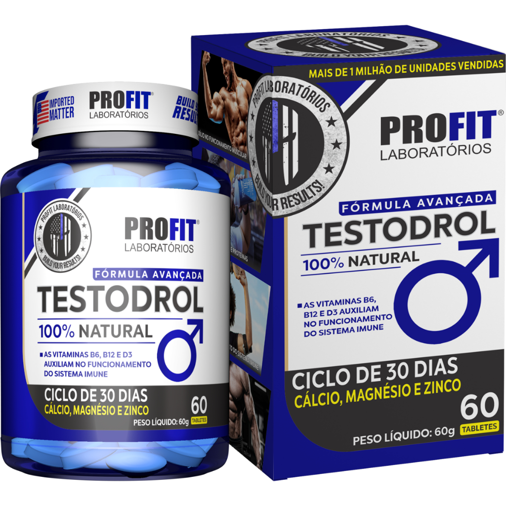 Testodrol - Pote 60 Tabletes - Profit Labs