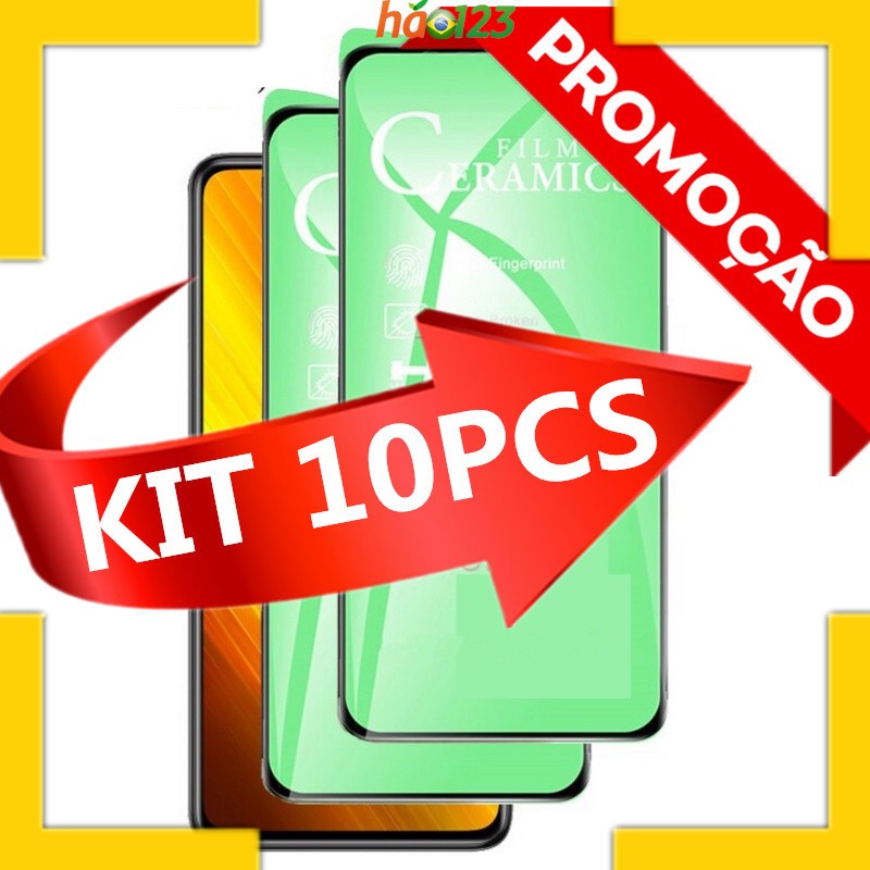 Kit 10 Película De Gel Hidrogel Cerâmica 3D Flexível Para Samsung Galaxy A02/A02S/A03/A04/A04S/A05/A05S/A10/A10S/A35 protege a tela