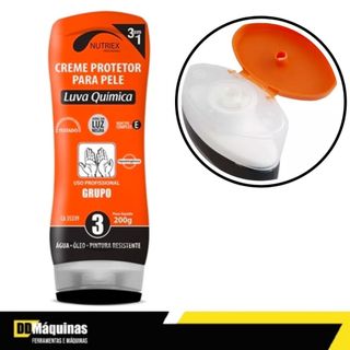 Creme Protetor Para a Pele Luva Química 200g - NUTRIEX em Oferta na Shopee