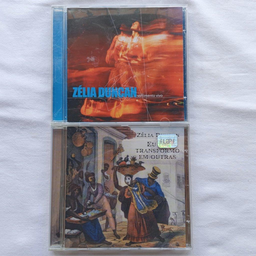2 CDs: Zélia Duncan - Sortimento Vivo + Eu Me Transformo Em Outras