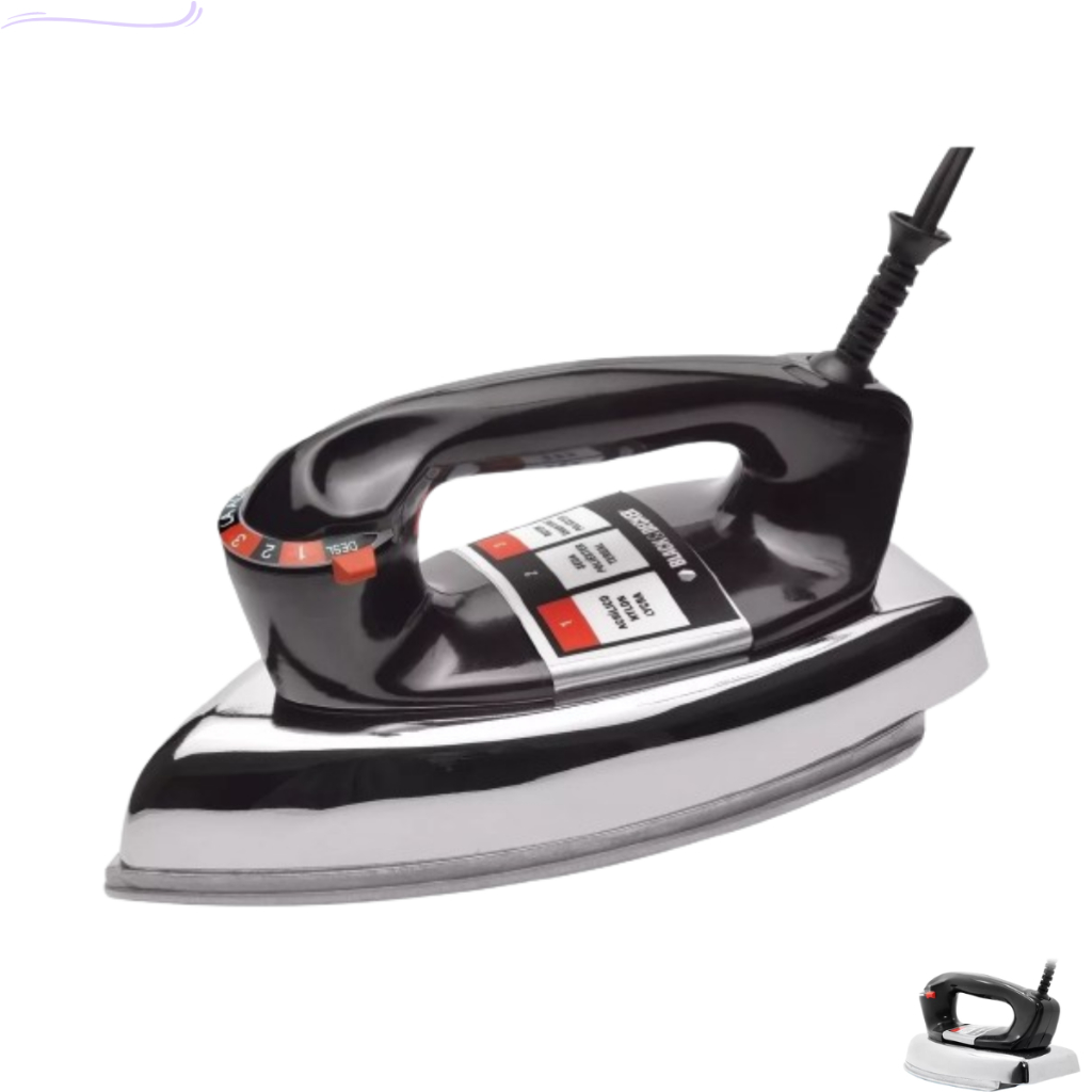 Ferro Passar Roupa A Seco Elétrico 220v Portátil Automático Vfa1110 Alumínio Cromado Antigo Potente