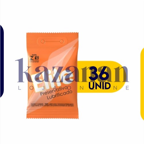 Kit 36 Preservativo Camisinhas Lub (3x12) Elite Blowtex Cx