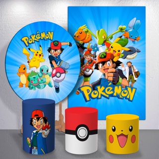 Painel Infantil Tema Game De Monstrinhos Criativos Capas Sublimadas Redondo Retângular Trio Cilindro em Oferta na Shopee