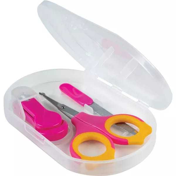 Kit manicure-unha com estojo Azul e Rosa - Buba