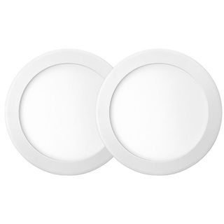 Kit 2 Painel Plafon Led Sobrepor Redondo 24w Bivolt