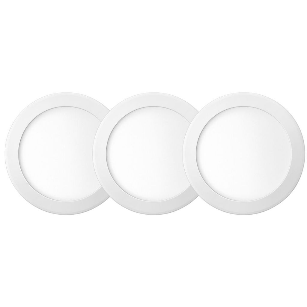 Kit 3 Painel Plafon Led Sobrepor Redondo 24w Bivolt em Oferta na Shopee