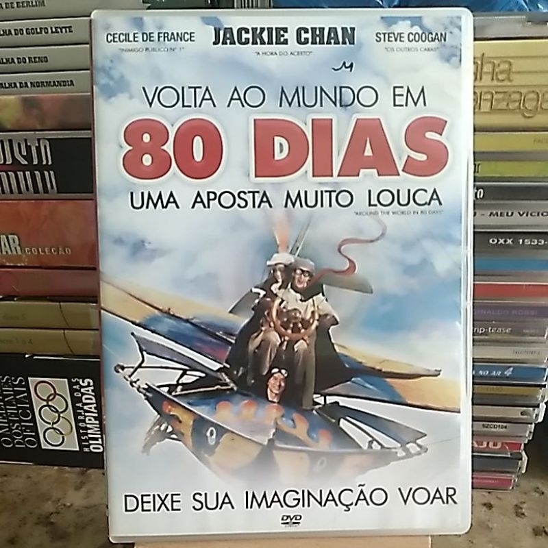 DVD 📀- VOLTA AO MUNDO EM 80 DIAS - UMA APOSTA MUITO LOUCA- ORIGINAL