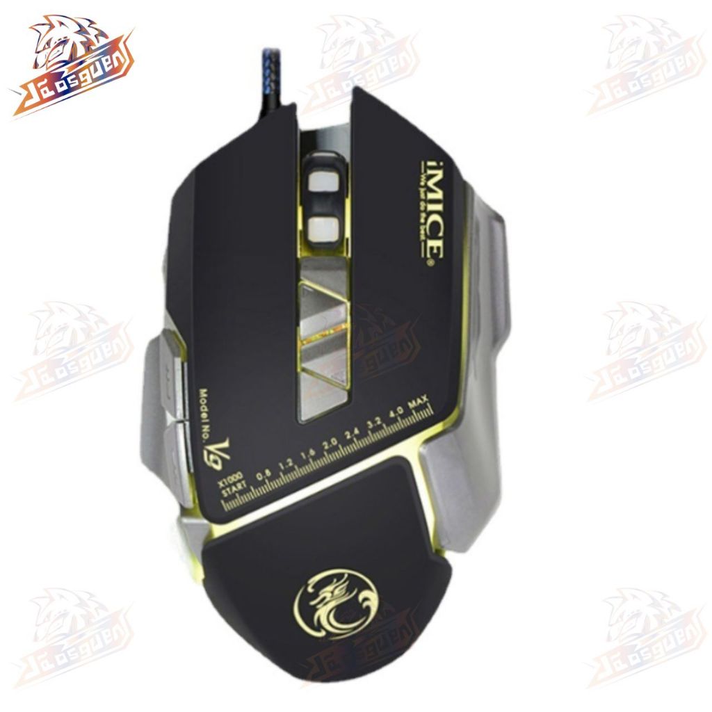Mouse Gamer Para Jogo 3200 Dpi Óptico Com Led Rgb Usb