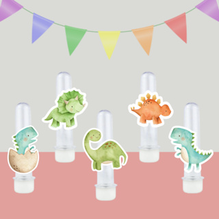 kit Apliques para tubete | Dino Baby | Lembrancinha Festa Aniversário 20 40 60 80 em Oferta na Shopee