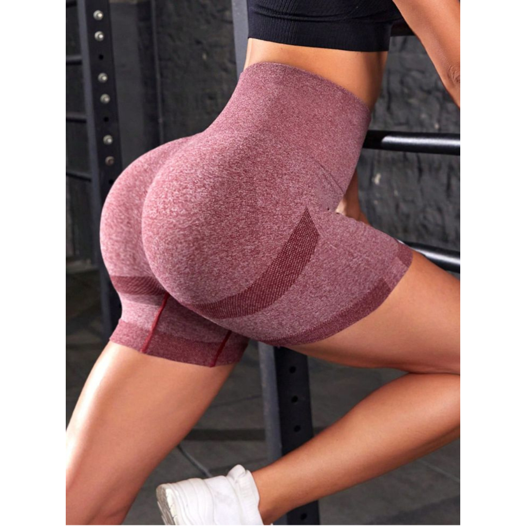 Legging Short Academia Feminino Levanta Bumbum - Short Zero Transparência - Short Empina Bumbum