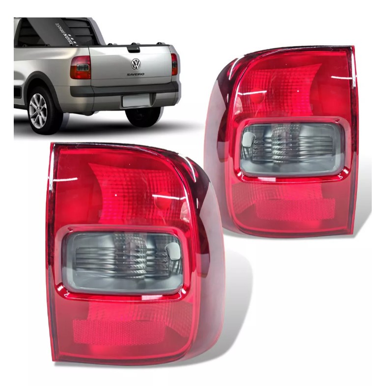 Lanterna Traseira Saveiro G5 G6 2012 2013 2014 15 2016 Fume em Oferta na Shopee