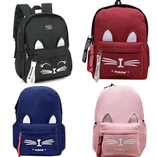 Mochila Escolar Juvenil Feminina Gatinho Costas Sub-913 em Oferta na Shopee