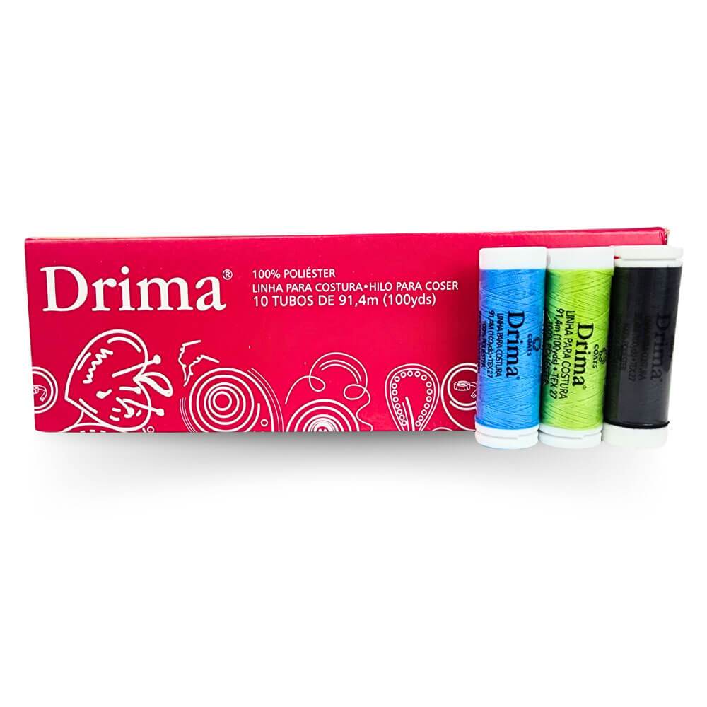 Linha de Costura Drima Coats Cx 10 Unidades - GRADE 2