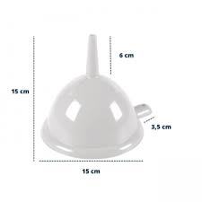 Funil de Plástico  Para Cozinha Bares Restaurantes e Oficinas Cores Sortidas Retratil Silicone