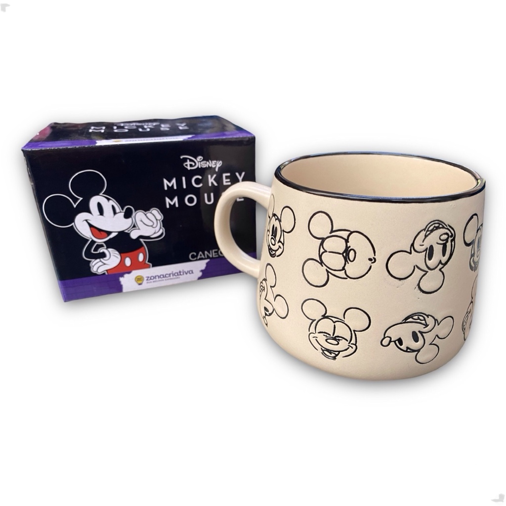 Caneca Disney Mickey Mouse Oficial 500ml Presente Criativo