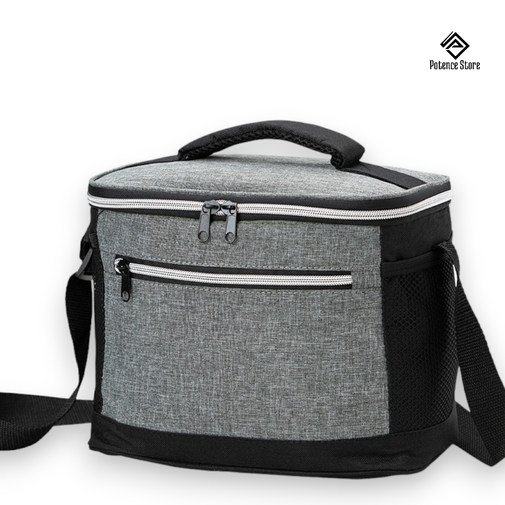 Bolsa termica 10L Com Alça de Mão e Bolso Externo Bolsa Praia Bolsa Térmica