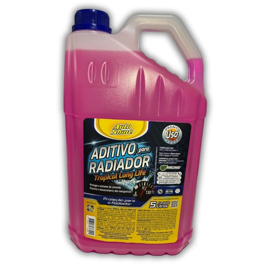Aditivo Radiador Rosa Pronto Uso 5 Lt Autoshine