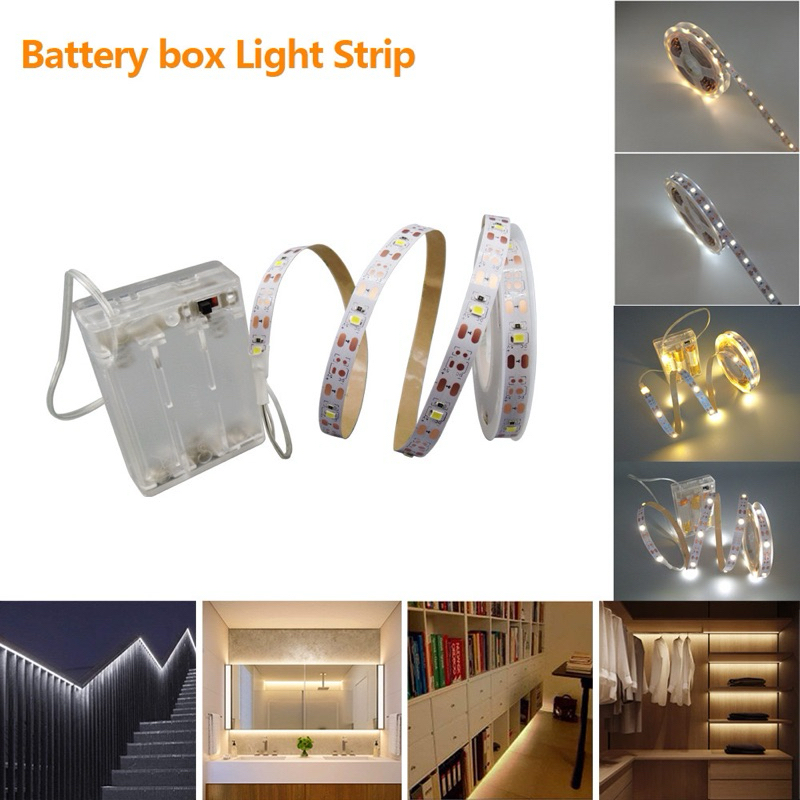 Fita De Led 2,4 Metro De Pilha Para Decoração Festa Iluminação Casa Quarto