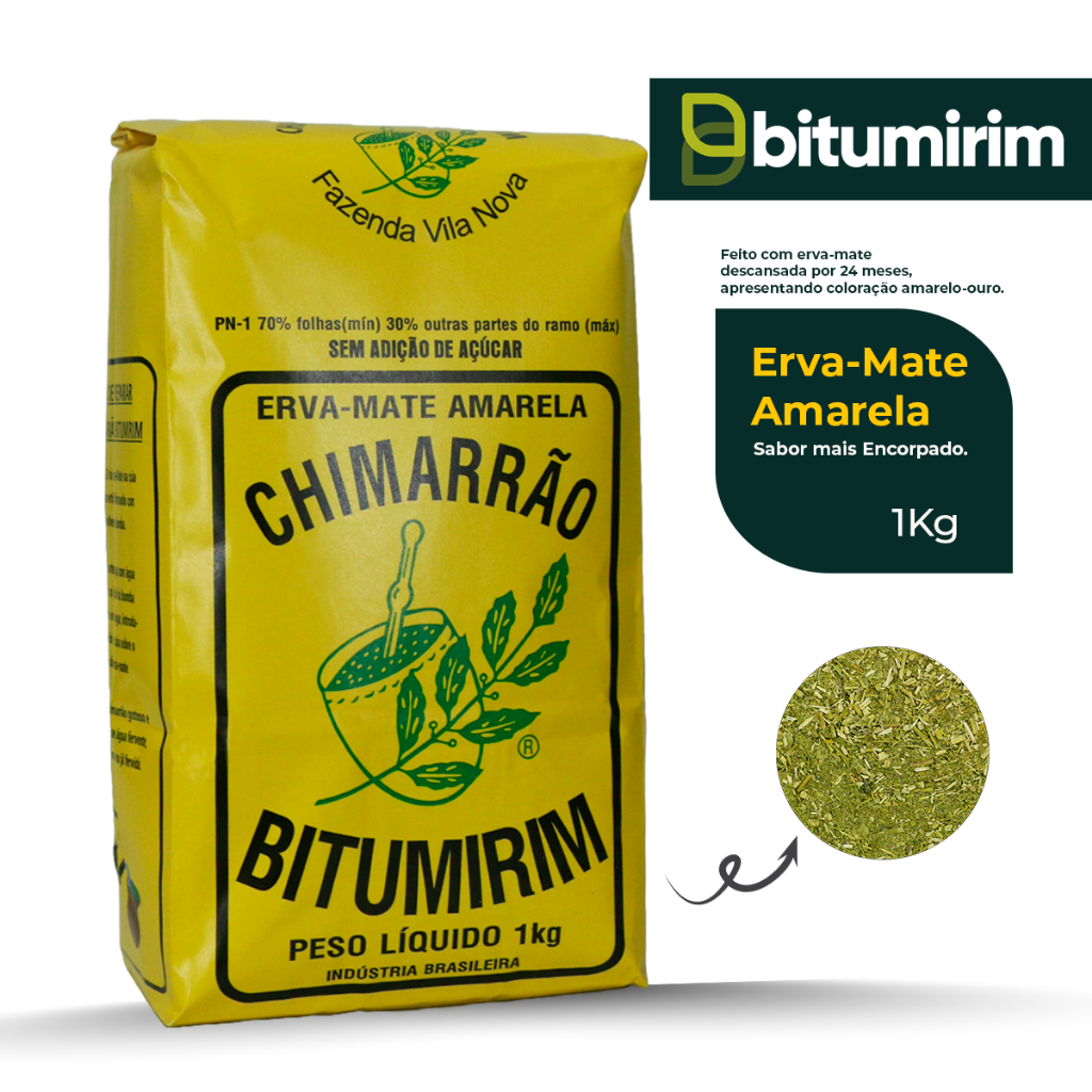 Erva Mate Bitumirim amarela 1 kg