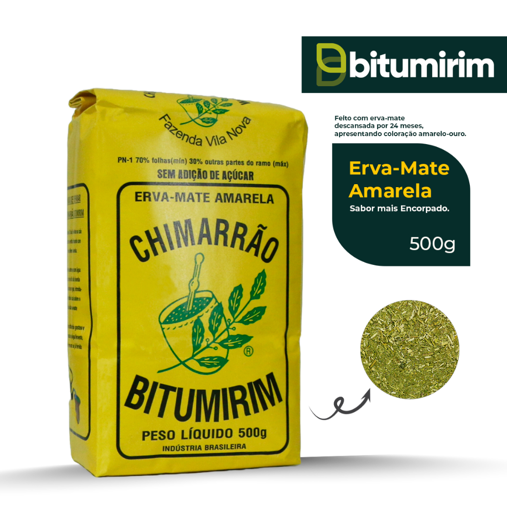 Erva Mate Bitumirim 500g em Oferta na Shopee