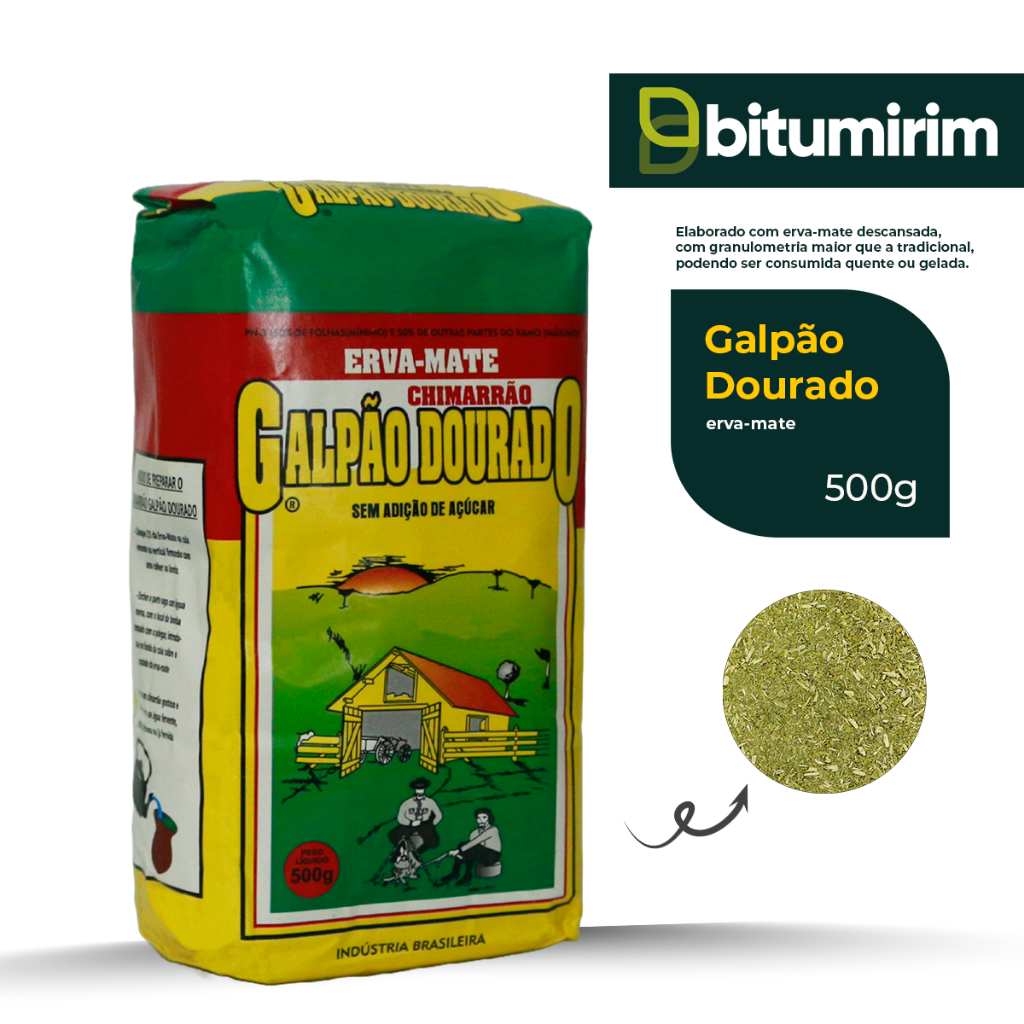 Erva Mate Galpão Dourado 500g